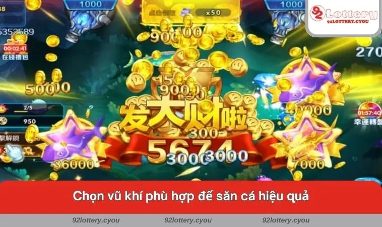 Chọn vũ khí phù hợp để săn cá hiệu quả