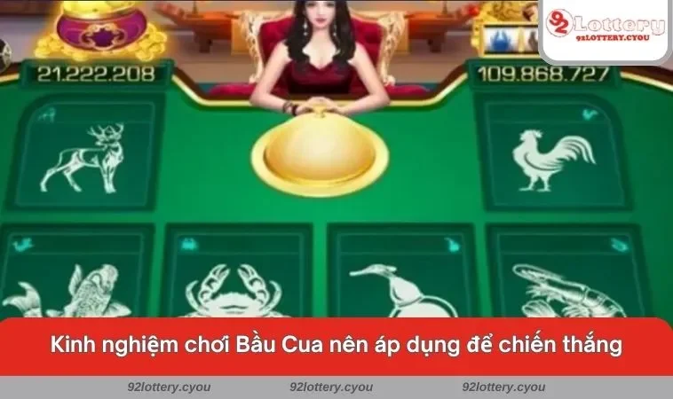 Kinh nghiệm chơi Bầu Cua nên áp dụng để chiến thắng
