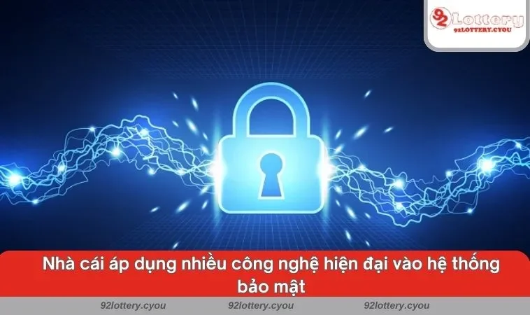 Nhà cái áp dụng nhiều công nghệ hiện đại vào hệ thống bảo mật